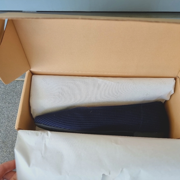 Navy ballet flats, S8.5 (EU 39.5) - Picture 3 of 5